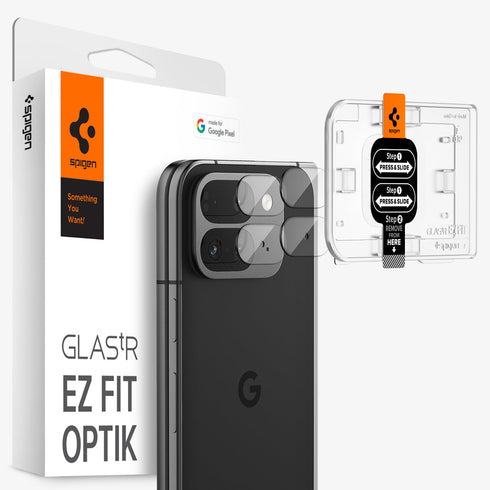 מגן עדשה מסדרת Spigen Pixel 9 Optik EZ Fit